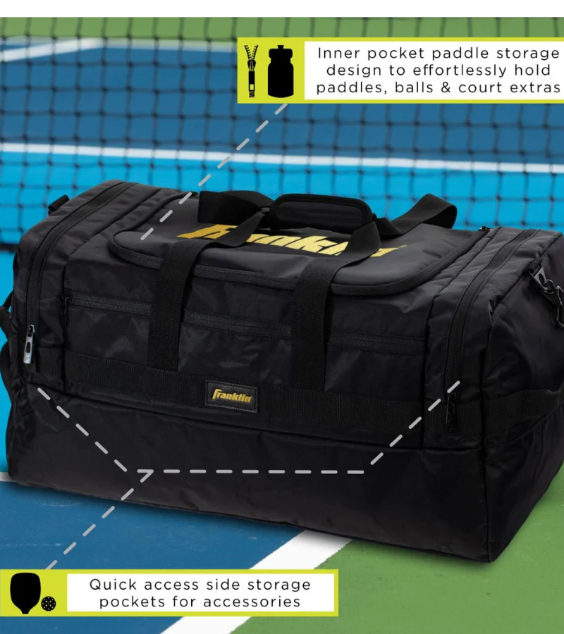 Franklin Elite Pickleball Duffle Bag Black - Image 4