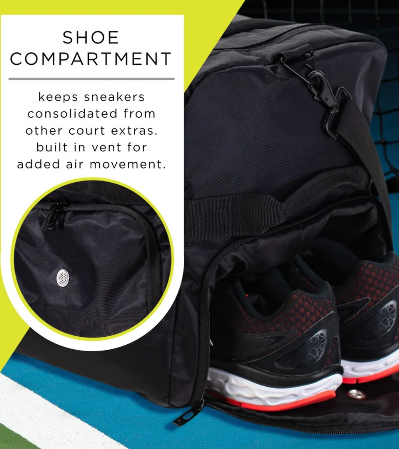 Franklin Elite Pickleball Duffle Bag Black - Image 5