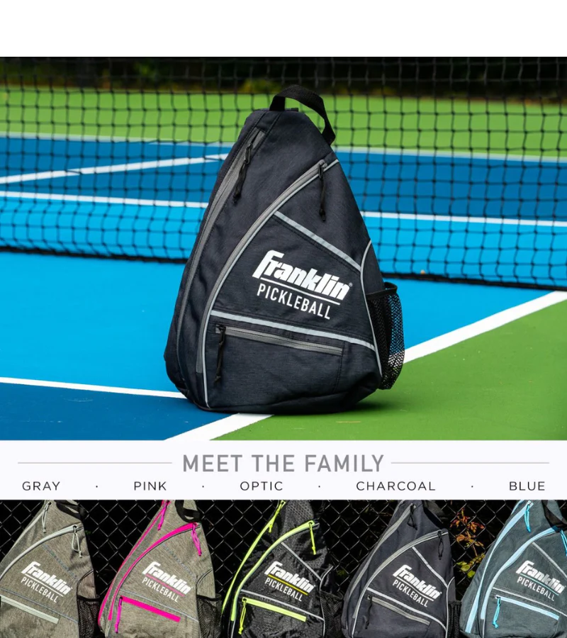 Franklin Pickleball Sling Bag Charcoal Grey - Image 6