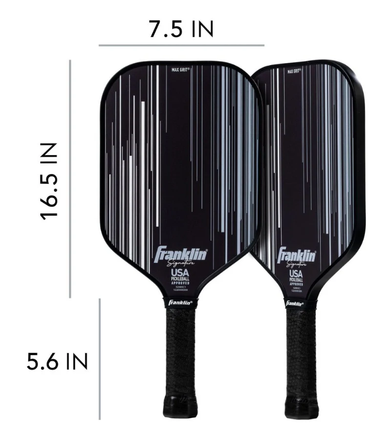 Franklin Signature Series Fiberglass Pro Pickleball Paddle Black - Image 8