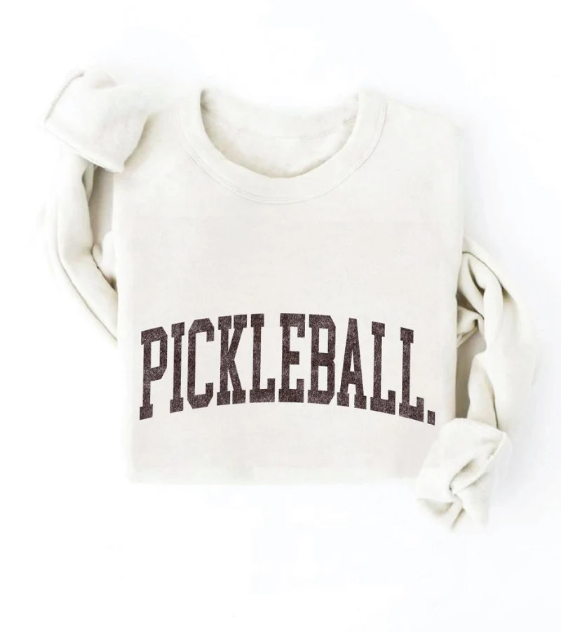 Graphic Style Pickleball Sweatshirt - Image 8