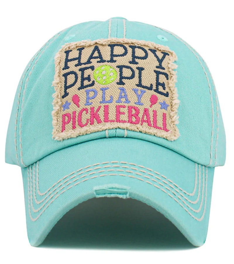 Happy People Play Pickleball Hat - Image 3