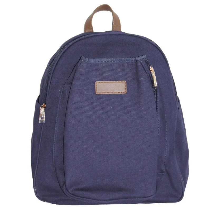 Mens Canvas Pickleball Backpack Navy - Image 3