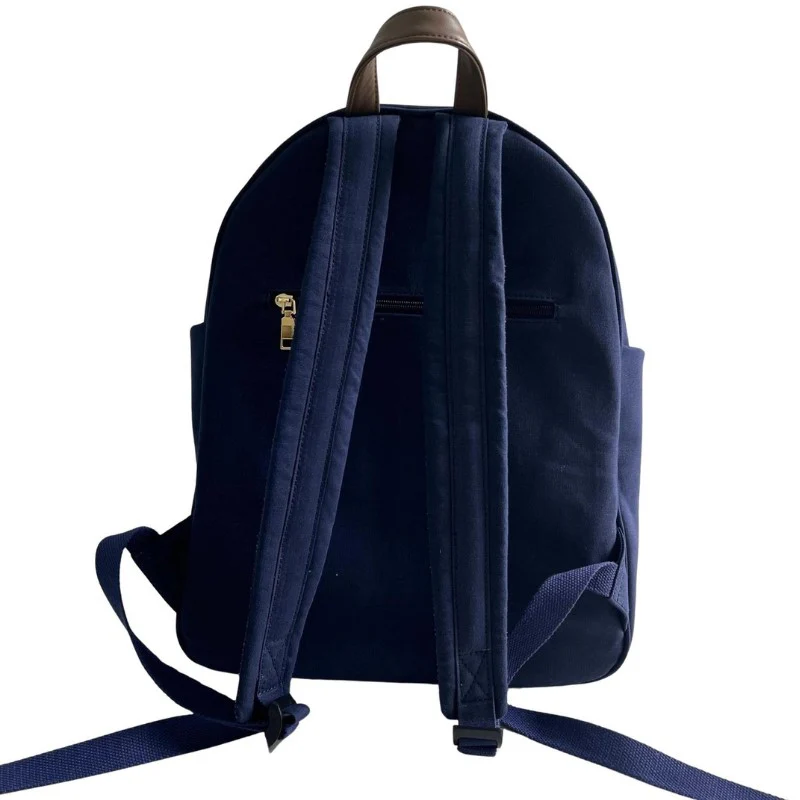 Mens Canvas Pickleball Backpack Navy - Image 4
