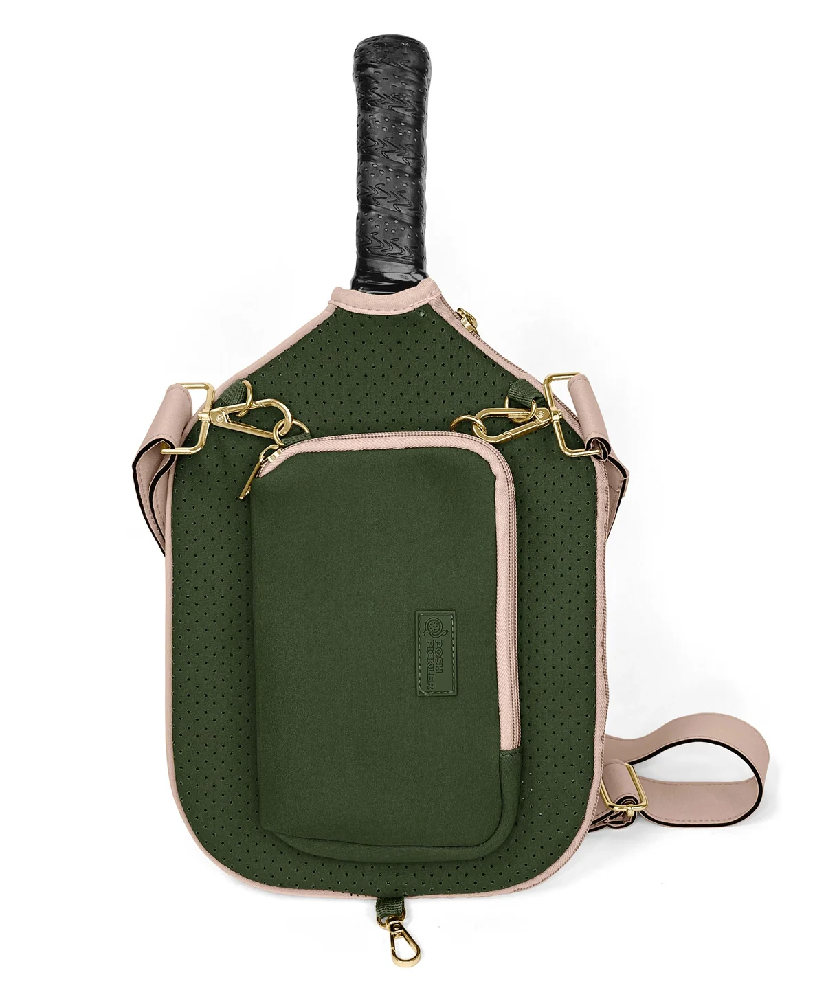 Olive Neoprene Cross Body Paddle Cover - Image 4