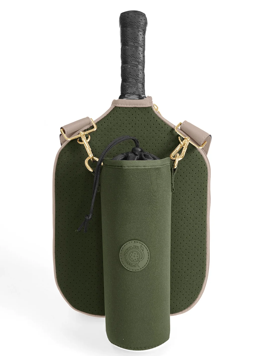 Olive Neoprene Cross Body Paddle Cover - Image 6