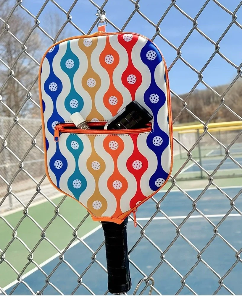 Pickleball Paddle Cover with Storage Pocket - Classic Dink - Image 3