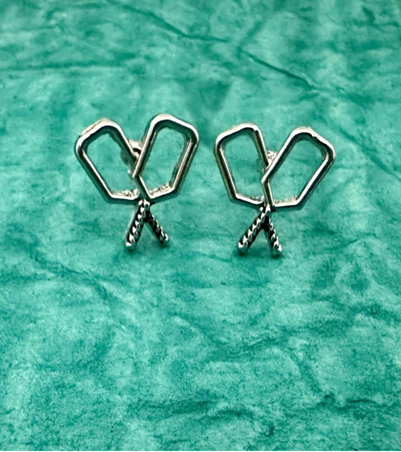Pickleball Paddle Post Earrings - Image 3
