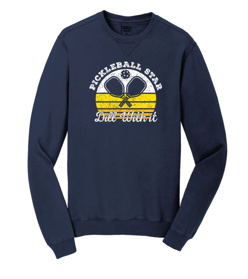 Pickleball Star Dill With It Sweatshirt - Image 3