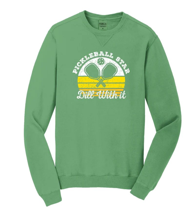 Pickleball Star Dill With It Sweatshirt - Image 4