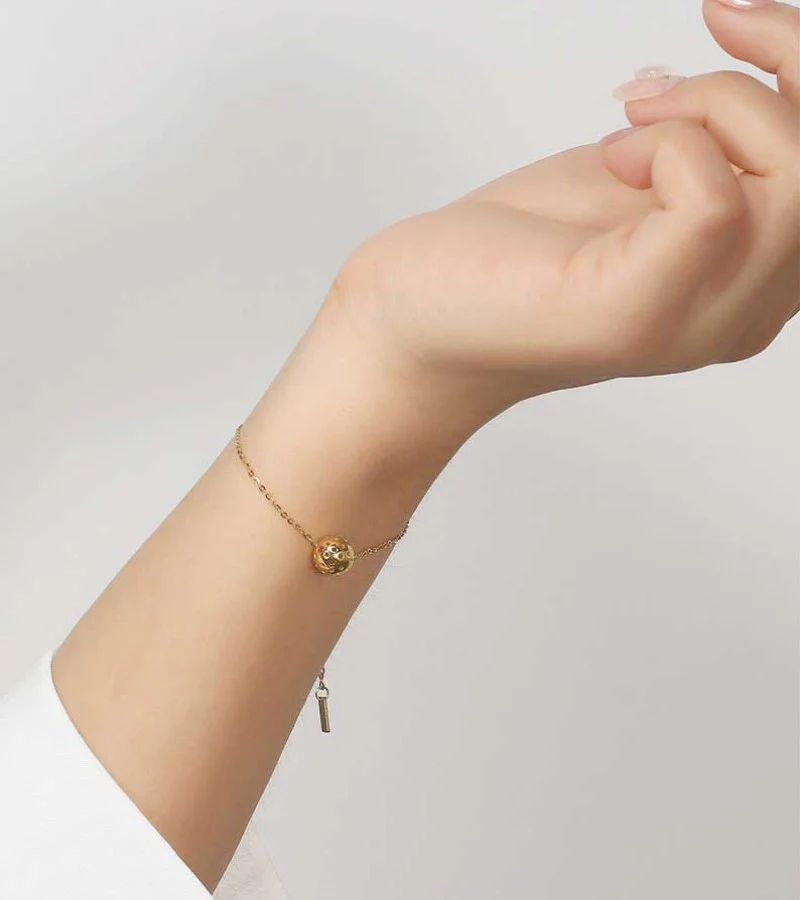 Picklebelle Baby Belle Pickleball Gold Bracelet - Image 3