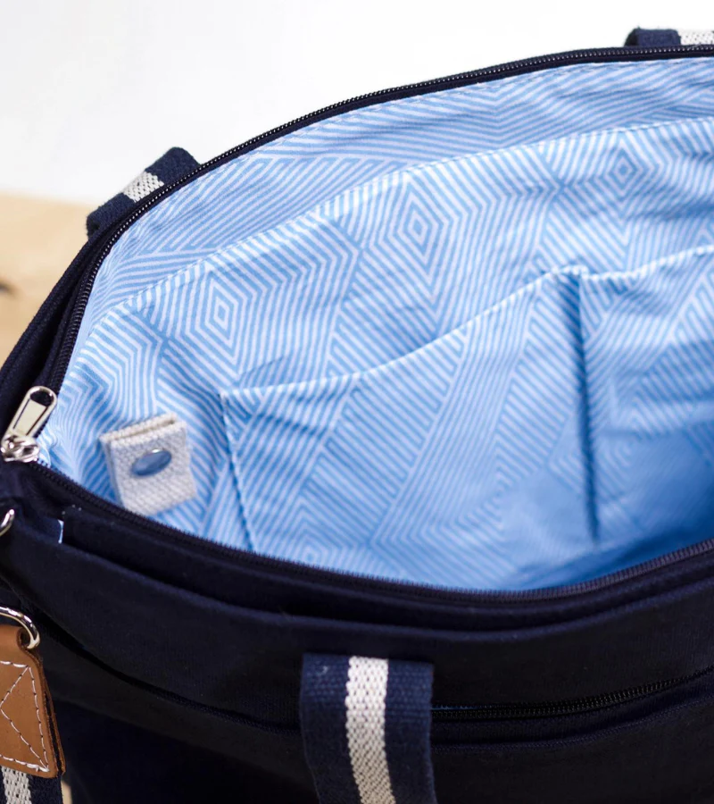 Shore Pickleball Bag - Navy & White - Image 3