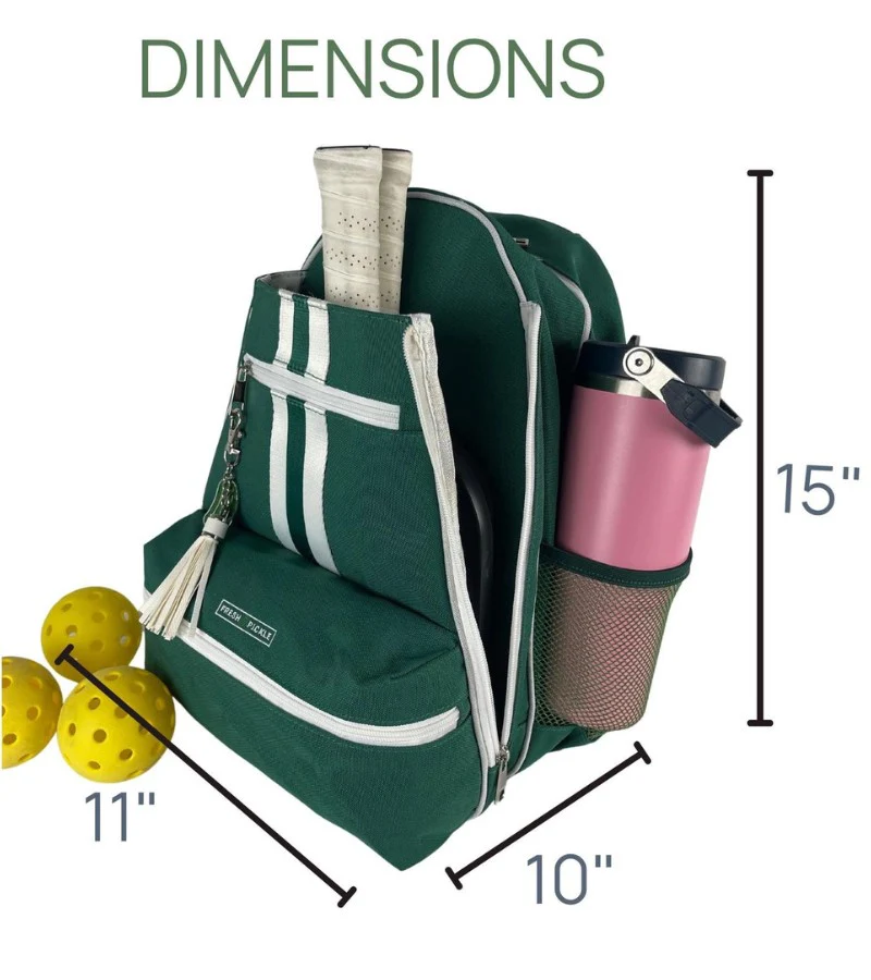 The Tedi Pickleball Backpack - Green - Image 4